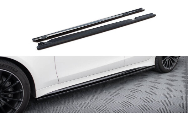 Maxton Design Side Skirts Diffusers - Mercedes-AMG GT 43 4 Door Coupe V8 Styling Package