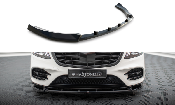 Maxton Design Front Extension V2 - Mercedes S AMG-Line W222 Facelift