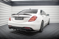 Maxton Design Middle Diffusor Rear Extension DTM Look - Mercedes S AMG-Line W222 Facelift