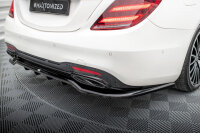 Maxton Design Mittlerer Diffusor Heckansatz DTM Look - Mercedes S AMG-Line W222 Facelift