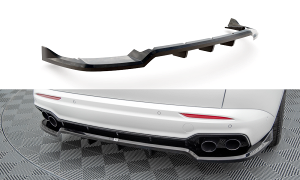 Maxton Design Middle Diffusor Rear Extension DTM Look - Maserati Grecale GT / Modena Mk1