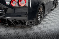 Maxton Design Street Pro Rear Extension Flaps Diffusor - Nissan GTR R35 Facelift