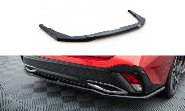 Maxton Design Middle Cup Diffusor Rear Extension - Peugeot 308 Mk3