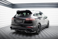 Maxton Design Middle Diffusor Rear Extension DTM Look - Porsche Cayenne Mk2 Facelift