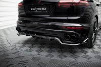 Maxton Design Middle Diffusor Rear Extension DTM Look - Porsche Cayenne Mk2 Facelift