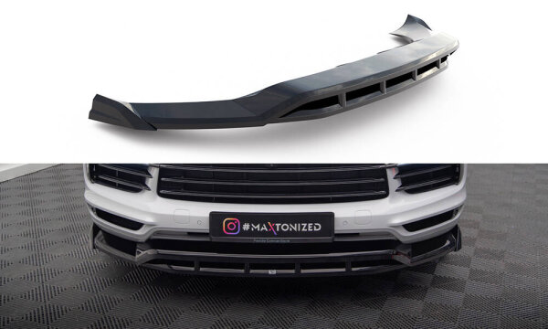 Maxton Design Front Extension - Porsche Cayenne Coupe Mk3