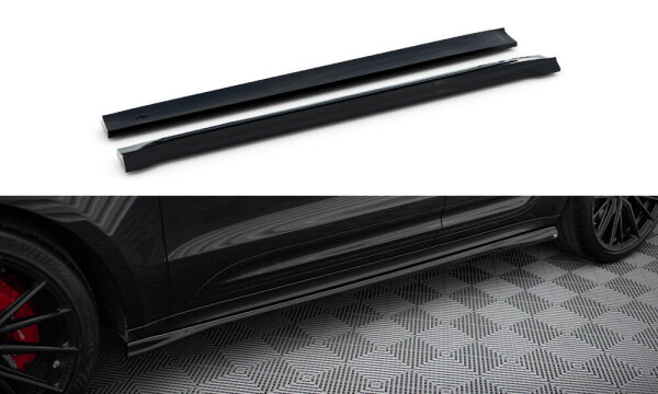 Maxton Design Side Skirts Diffusers - Porsche Macan T Mk1 Facelift 2