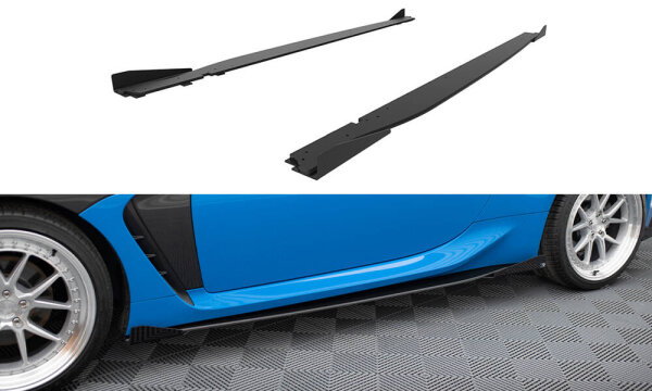 Maxton Design Street Pro Side Skirts Diffusers V1 + Flaps - Toyota GR86 Mk1