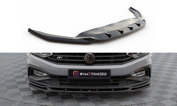 Maxton Design Front Extension V2 - VW Passat R-Line B8 Facelift