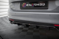 Maxton Design Middle Diffusor Rear Extension DTM Look - VW Passat R-Line B8 Facelift