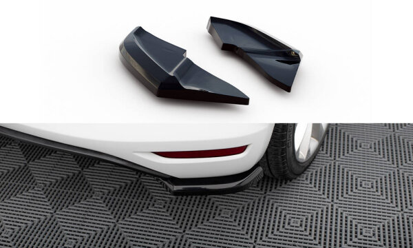 Maxton Design Rear Extension Flaps Diffusor V1 - VW Scirocco Mk3 Facelift