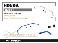 Hardrace Front Sway Bar 30 mm adjustable - 22+ Honda...