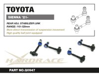 Hardrace Koppelstangen hinten - 21+ Toyota Sienna XL40