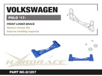 Hardrace Strebe vorn unten 4-Punkt - 17+ VW Polo