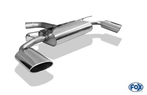 FOX Endschalldämpfer rechts/links - 160x90 Typ 38 - 12+ Audi A3 8V Limousine (ohne S-Line)