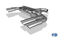 FOX Final silencer left/right - 2x115x85 Typ 32 - 14+ Audi A3 8V Sportback Quattro