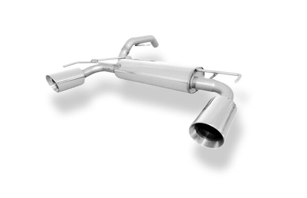 FOX Endschalldämpfer quer 1x90 Typ 25 - 14+ Opel Adam S