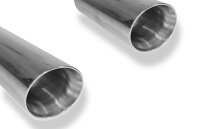 FOX Endschalldämpfer quer 1x90 Typ 25 - 14+ Opel Adam S