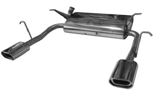 FOX Final Silencer right/left - 135x80 Typ 53 - Renault Laguna II B74 Limousine