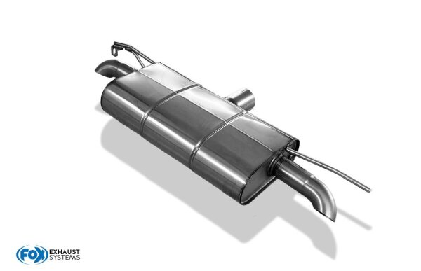 FOX Endschalldämpfer rechts/links - 19+ Skoda Karoq 4x4
