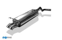 FOX final silencer - 2x63 Typ 28 - VW Golf IV