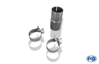 FOX Front Silencer Replacement Pipe - 13+ VW Golf 7 R 4-Motion