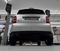 FOX Endschalldämpfer 1x90 Typ 25 - Audi A2 1.4 34L Tank