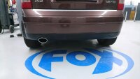 FOX Endschalldämpfer 115x85 Typ 32 - Audi A2 1.4 34L Tank