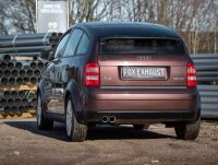 FOX Endschalldämpfer 2x76 Typ 25 - Audi A2 1.4 36L Tank