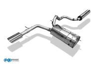 FOX Vorschalldämpfer + Endschalldämpfer - 115x85 Typ 32 - Audi A2 1.4 36L Tank