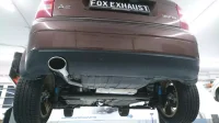 FOX Vorschalldämpfer + Endschalldämpfer - 115x85 Typ 32 - Audi A2 1.4 36L Tank