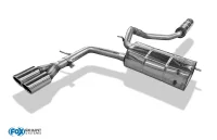 FOX Front Silencer + Final Silencer - 2x80 Typ 16 - Audi A2 1.4 36L Tank