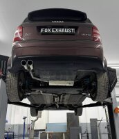 FOX Vorschalldämpfer + Endschalldämpfer 2x80 Typ 16 - Audi A2 1.4 36L Tank