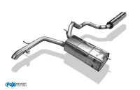 FOX Front silencer + Final silencer - 1x63 Typ 28 - Audi A2 1.6