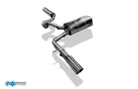 FOX Front silencer + Final silencer - 1x90 Typ 25 - Audi...