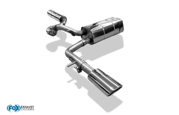 FOX Front Silencer + Final Silencer 115x85 Typ 32 - Audi A2 1.6