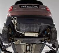 FOX Front Silencer + Final Silencer 2x76 Typ 25 - Audi A2 1.6
