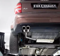 FOX Vorschalldämpfer + Endschalldämpfer - 2x76 Typ 25 - Audi A2 1.6