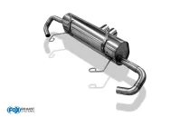 FOX final silencer center exit - 2x90 Typ 25 - 99+ Porsche Boxster Typ 986