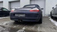 FOX Final Silencer center exit 2x90 Typ 25 - 99+ Porsche Boxster Typ 986