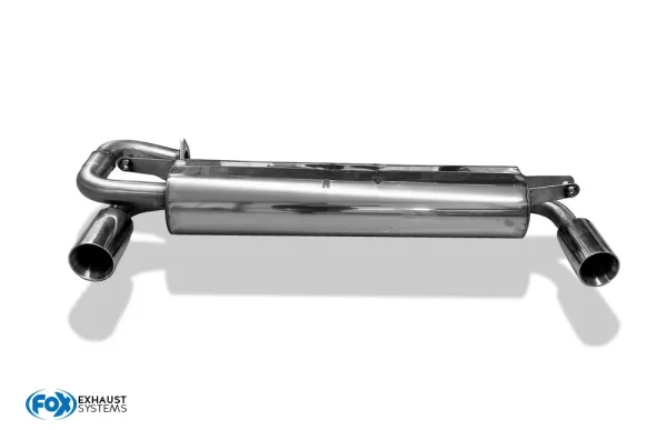 FOX Endschalldämpfer quer Ausgang rechts/links - 1x90 Typ 25 - Toyota MR2 W2