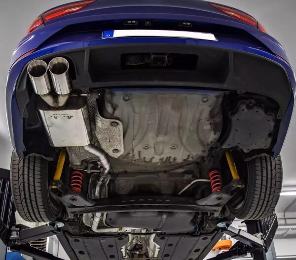 FOX Final Silencer 2x90mm Typ 25 - Seat Leon 5F ST 2.0D (rigid axle)