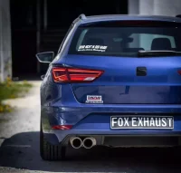 FOX Endschalldämpfer - 2x90mm Typ 25 - Seat Leon 5F...