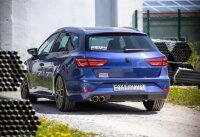 FOX Endschalldämpfer 2x90mm Typ 25 - Seat Leon 5F ST 2.0D (Starrachse)