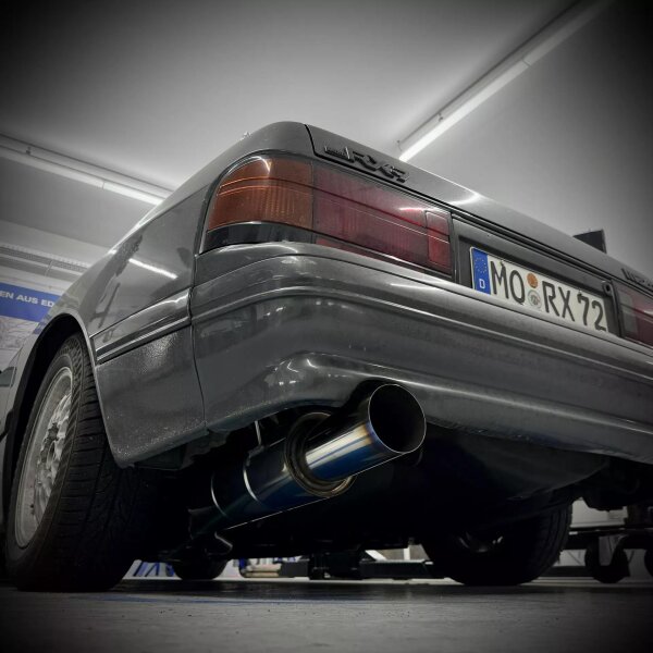 FOX Final Silencer JDM Style 1x114 Typ 10 burned - Mazda RX7