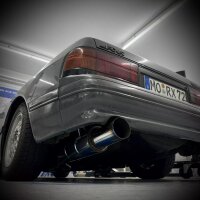 FOX Endschalldämpfer JDM Style 1x114 Typ 10 burned -...