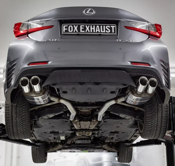 FOX Endschalldämpfer 2x90 Typ 25 - 15+ Lexus RC200T