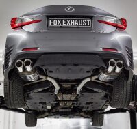 FOX Endschalldämpfer 2x90 Typ 25 - 15+ Lexus RC200T