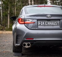 FOX Endschalldämpfer 2x90 Typ 25 - 15+ Lexus RC200T