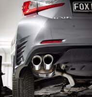 FOX Final Silencer - 2x90 Typ 25 - 15+ Lexus RC200T
